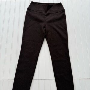 Theory Brown High-Rise Leggings